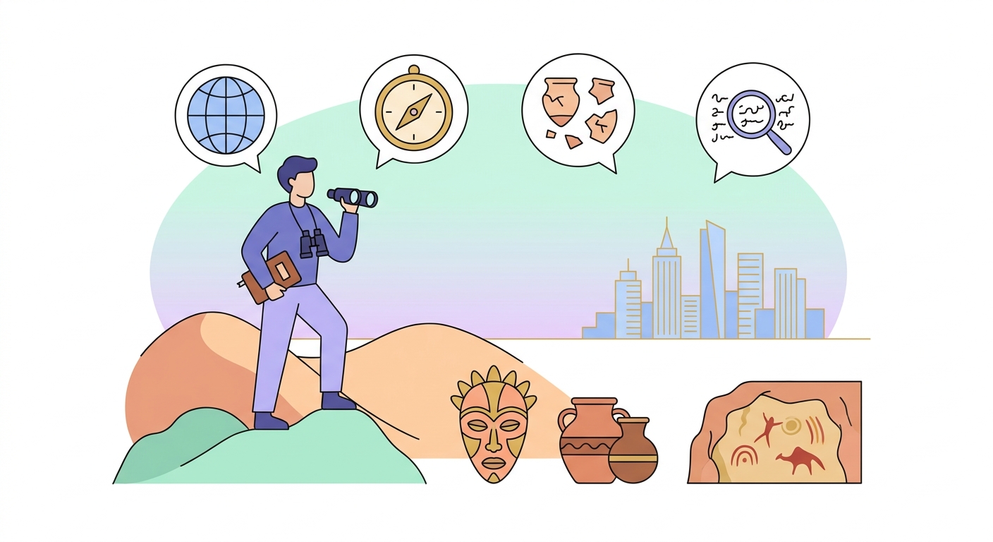 anthropology degree guide illustration