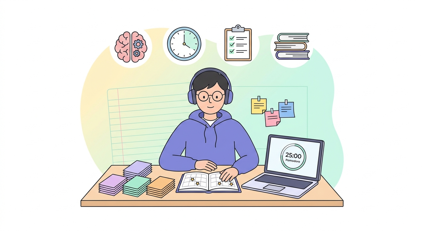 study-skills degree guide illustration